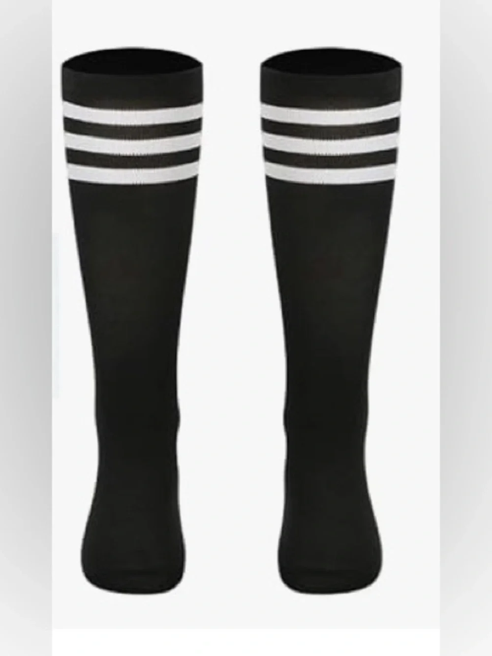 Girls Size 9-10 Zombie Cheerleader Costume Set W/Hair Bows & Striped Knee Socks